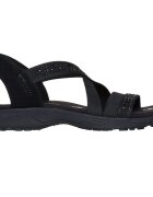 Skechers Sandale femei Reggae Slim - Summer Sparkle 163574-BBK