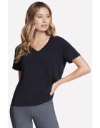 Skechers Tricou femei Pima V-Neck Tee TP130-BLK