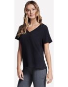 Skechers Tricou femei Pima V-Neck Tee TP130-BLK