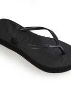 Havaianas Papuci cu talpa groasa din cauciuc natural negru