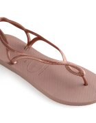 Havaianas Sandale slim din cauciuc natural roz