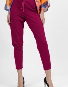 Pierino Pantaloni pana magenta din jerseu de vascoaza casual