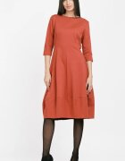 Pierino Rochie lalea din jerseu punto milano portocalie