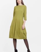 Pierino Rochie lalea din jerseu punto milano verde olive