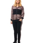 Pierino Trening dama bumbac doua piese animal print banda neagra piept