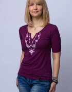 Pierino Tricou bordo cu imprimeu motiv traditional