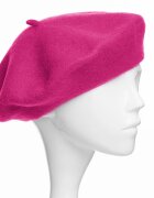 Shopika Bereta frantuzeasca din stofa groasa de lana fucsia