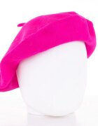 Shopika Bereta frantuzeasca fucsia din stofa de lana