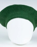 Shopika Bereta frantuzeasca verde inchis din stofa de lana