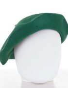 Shopika Bereta verde chic cu strasuri foarte fine aplicate pe toata suprafata din bumbac si lana