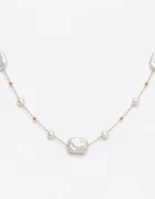 Shopika Colier dama elegant cu perle de cultura Baroque si perle fine