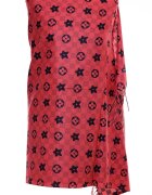 Shopika Esarfa casmir dubla fata cu model gen Louis Vuitton rosu