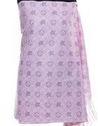 Shopika Esarfa casmir dubla fata cu model gen Louis Vuitton roz deschis