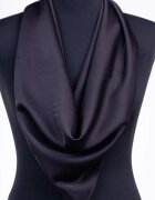 Shopika Esarfa neagra patrata din vascoza si matase