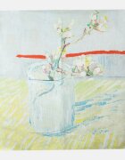 Shopika Esarfa patrata cu o singura fata imprimata cu model inspirat dupa tablou de Van Gogh