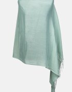 Shopika Esarfa verde menta din cashmere subtire dreptunghiulara