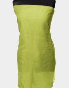 Shopika Esarfa verde oliv dreptunghiulara in colturi alungite din bumbac si matase