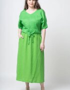 Shopika Fusta casual din in verde