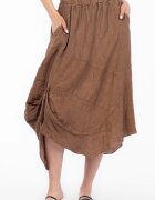 Shopika Fusta din in cu un colt prins camel