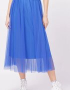 Shopika Fusta din tulle lunga albastra