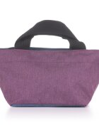Shopika Gentuta cosmetice din material textil panzat mov