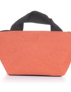 Shopika Gentuta cosmetice din material textil panzat portocalie