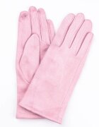 Shopika Manusi dama roz prafuit din material textil catifelatat