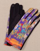 Shopika Manusi dama textil cu imprimeu inspirat din pictura moderna