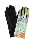 Shopika Manusi dama textil cu imprimeu inspirat dupa Irisi - de Van Gogh