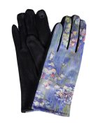 Shopika Manusi dama textil cu imprimeu inspirat dupa Nuferii de Claude Monet