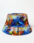 Shopika Palarie tip bucket unisex cu doua fete cu imprimeu nocturn