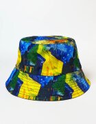 Shopika Palarie tip bucket unisex cu doua fete imprimata cu model inspirat dupa Cafeneaua de Van Gogh