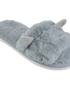 Shopika Papuci de casa gri cu urechiuse mici