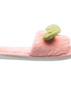 Shopika Papuci de casa roz cu decoratiune urechi verzi