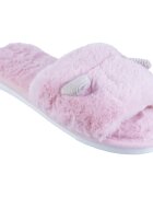 Shopika Papuci de casa roz cu urechiuse mici