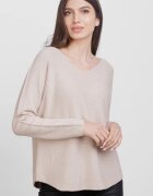 Shopika Pulover versatil cu decolteu V din vascoza bej