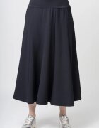 Shopika Romania Fusta neagra in clini lunga din vascoza (88 cm)