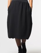 Shopika Romania Fusta neagra tip lalea din vascoza