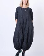 Shopika Romania Rochie lunga gogosar din tafta cu memorie neagra