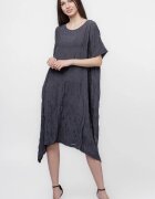 U See Rochie gri A-line in colturi