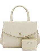 CHRIS BELLA Geanta crem Premium cu portofel CB2427-2 M6