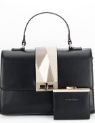 CHRIS BELLA Geanta neagra Premium cu portofel CB2400-1 15