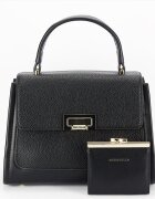 CHRIS BELLA Geanta neagra Premium cu portofel CB2420-1 11