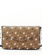 David Jones Geanta mica cognac cu imprimeu CM6120A 14