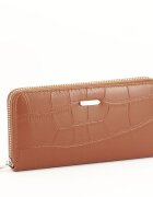 David Jones Portofel cu imprimeu Larisa 07 Maro Cognac