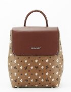 David Jones Rucsac cu imprimeu logo 6534A-1 119 Maro cognac