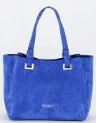 DIANA&CO Geanta albastra din velur DIANACO DHJ929-2 M13