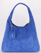 DIANA&CO Geanta albastra mare din velur DIANACO DJC901-3 12