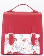 DIANA&CO Rucsac rosu cu imprimeu floral DHJ731-3 M11