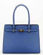 Flora&Co Paris Geanta albastru de talie mare Floraco Paris F2585 12